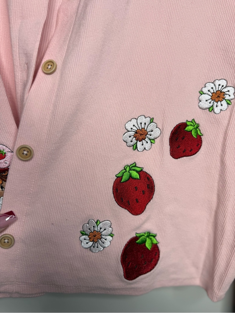 Box lunch Strawberry shortcake Cardigan - Picture 5 of 8